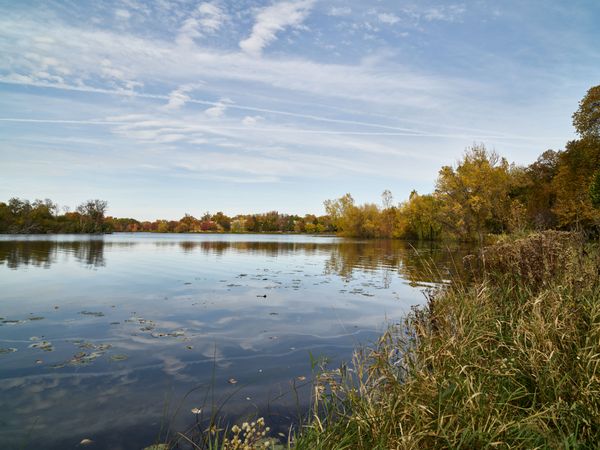 Fall view at Lake of the Isles, Minneapolis, Minnesota