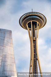 Space Needle building in Seattle, Washington, United States 4A99R4
