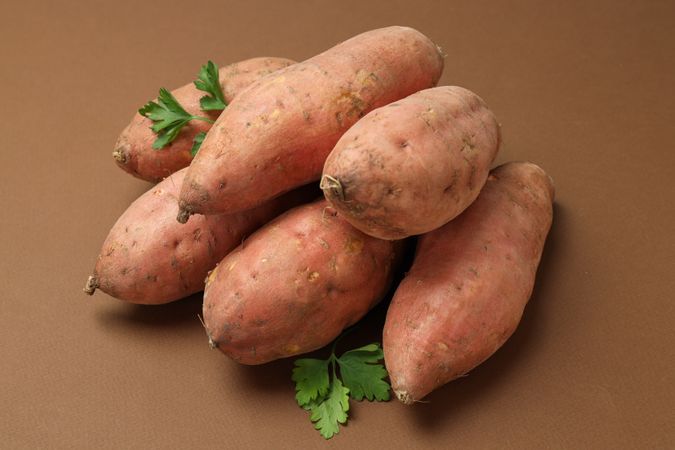 Sweet potato, concept of healthy food, vegetables