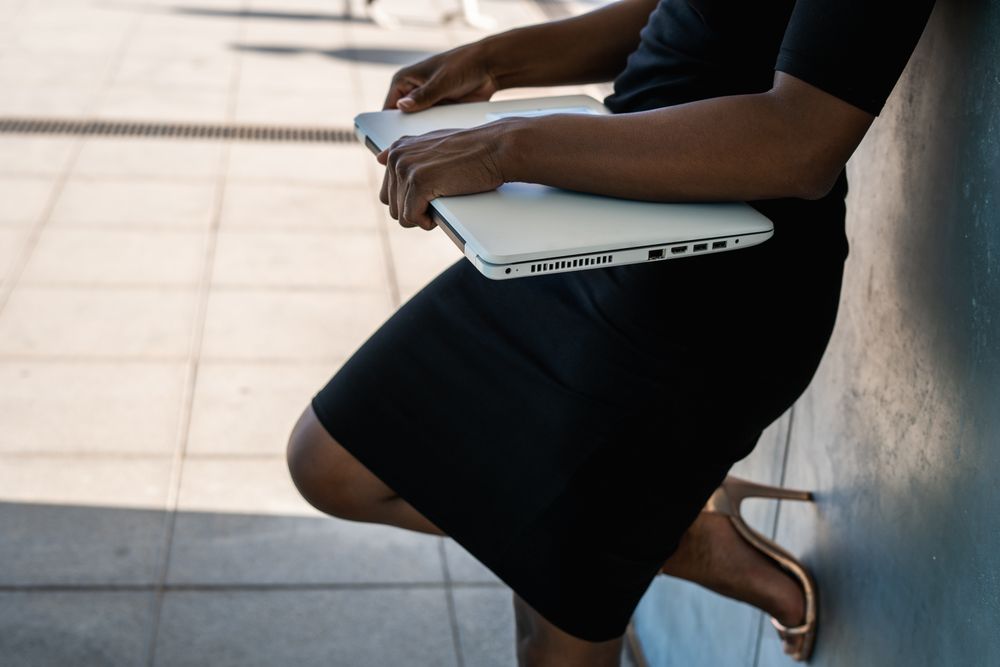 Woman using mobile phone