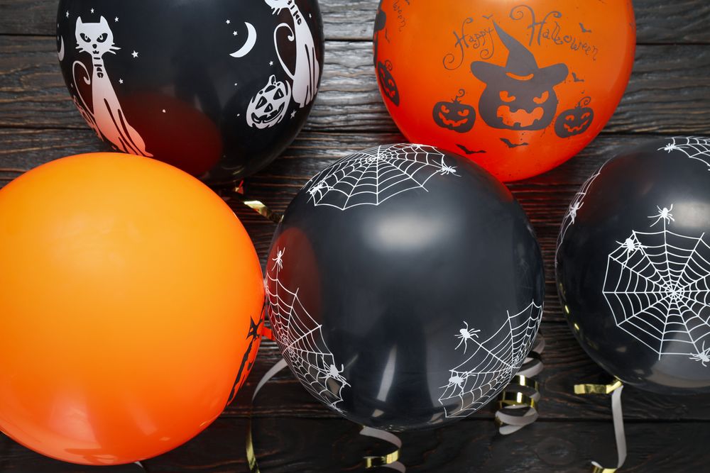 Concept of Halloween mood, Halloween vibes balloon