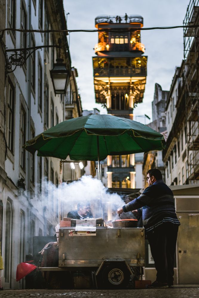 Man selling street food