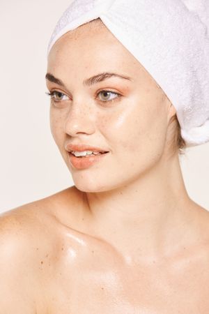 female with radiant body after cosmetic procedure