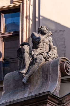 Decooration of the building in Old Prague