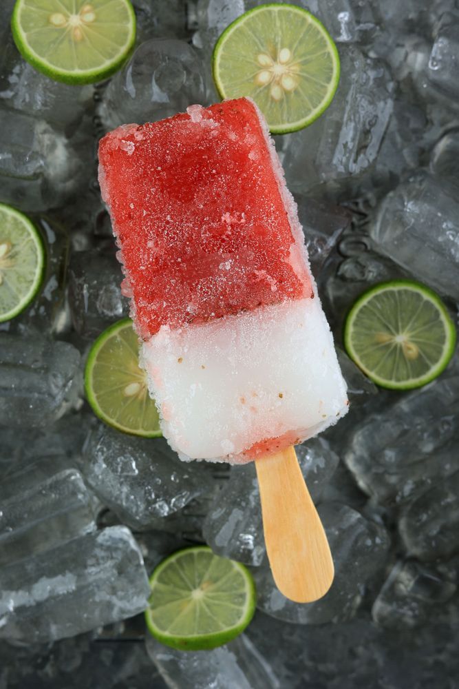 Red Popsicle, Strawberry Lime Popsicle