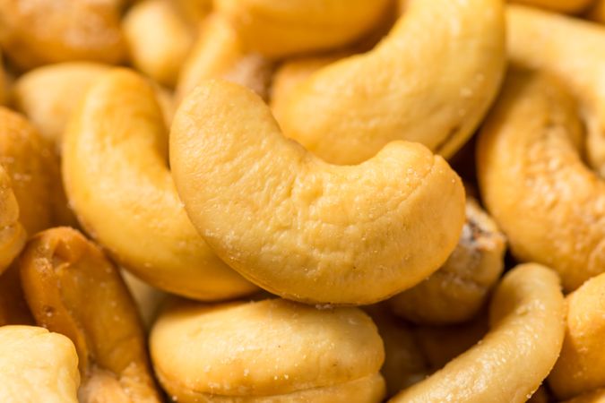 Salted and Roasted Organic Cashews