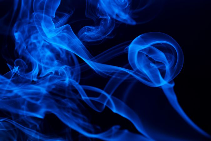 Abstract smoke on dark background