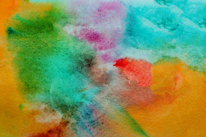 Abstract vibrant grunge watercolor background