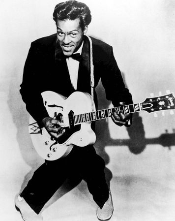Publicity photo of Chuck Berry, 1957