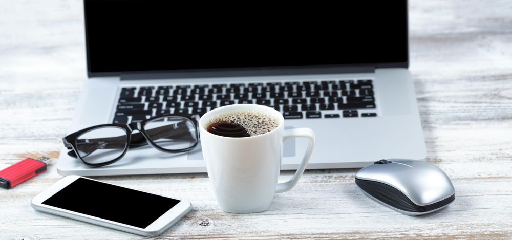 Fresh ground coffee for work