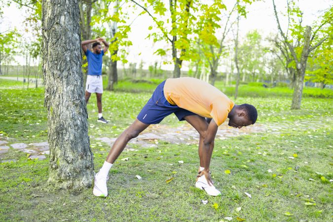 Morning Wellness Therapy: Light Exercise and Mindfulness in Spring.