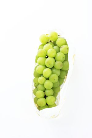 Shine Muscat Grape in Paper Packaging, Ready to Sell.