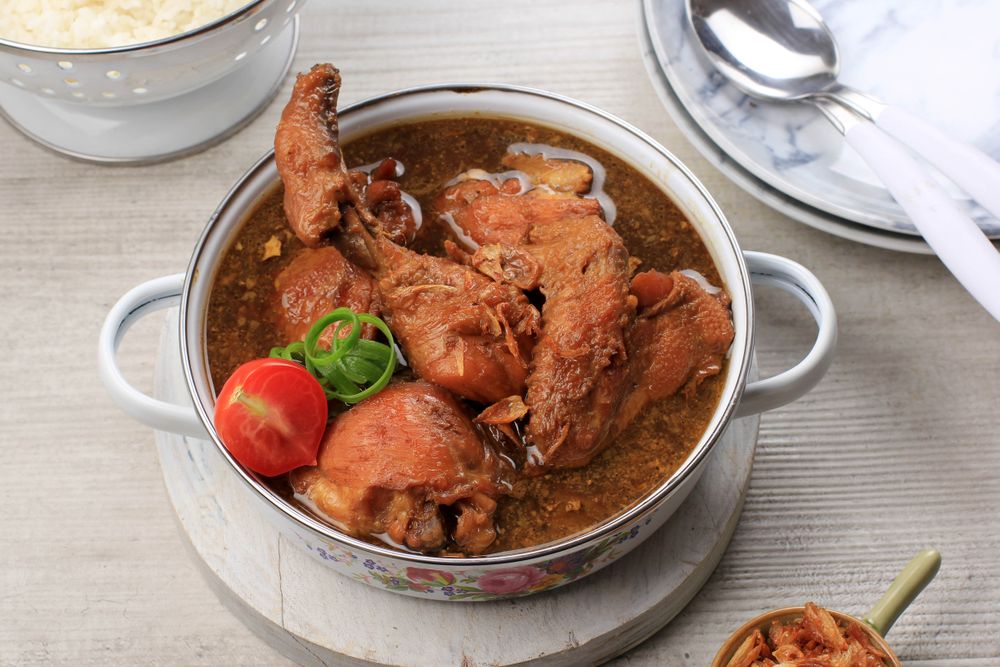 Semur Ayam, Indonesian Chicken Stew with Sweet Soy Sauce