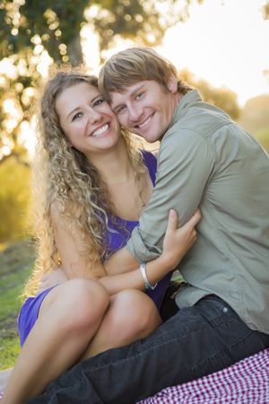 A Couple Enjoying A Day in the Park