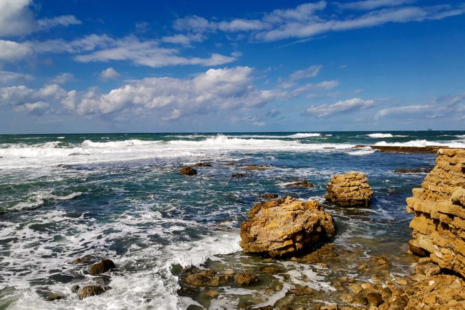 Seascape Mediterranean coast