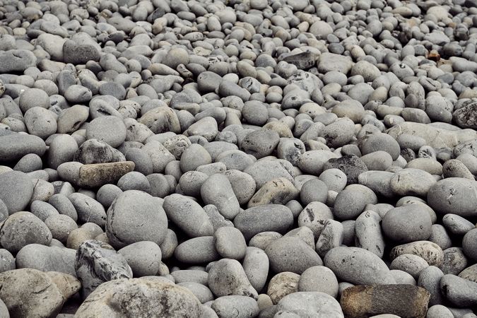 Grey rock beach texture
