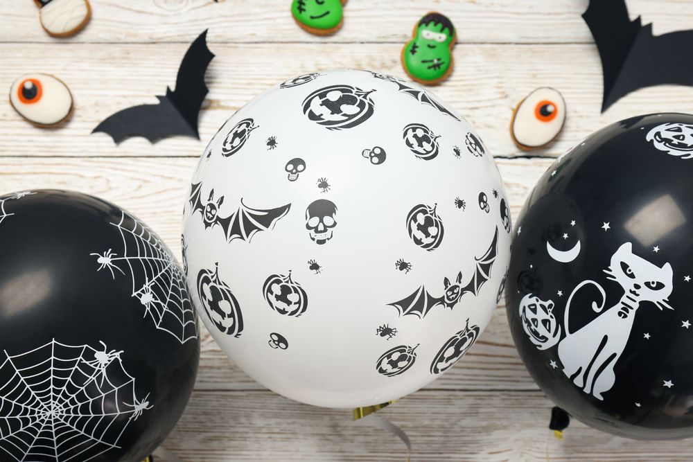 Concept of Halloween mood, Halloween vibes balloon