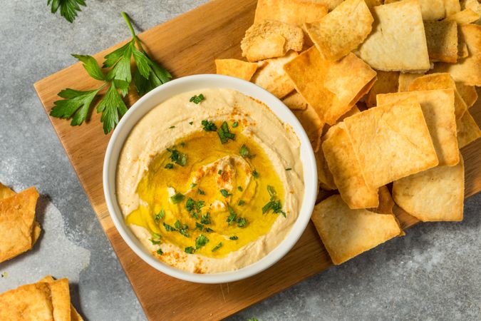 Healthy Mediterranean Chickpea Hummus