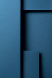 Dark blue paper and shadows