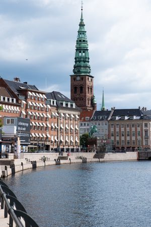 Green spire in Copenhagen
