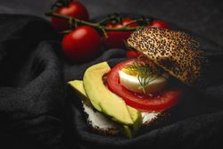 Homemade vegetable sandwich
