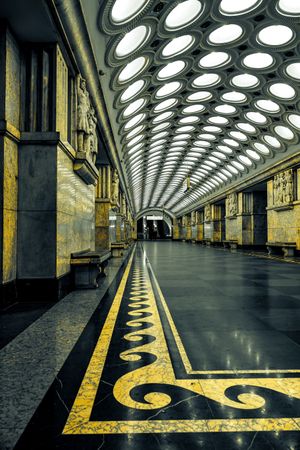 Empty Station of Saint Petersburg