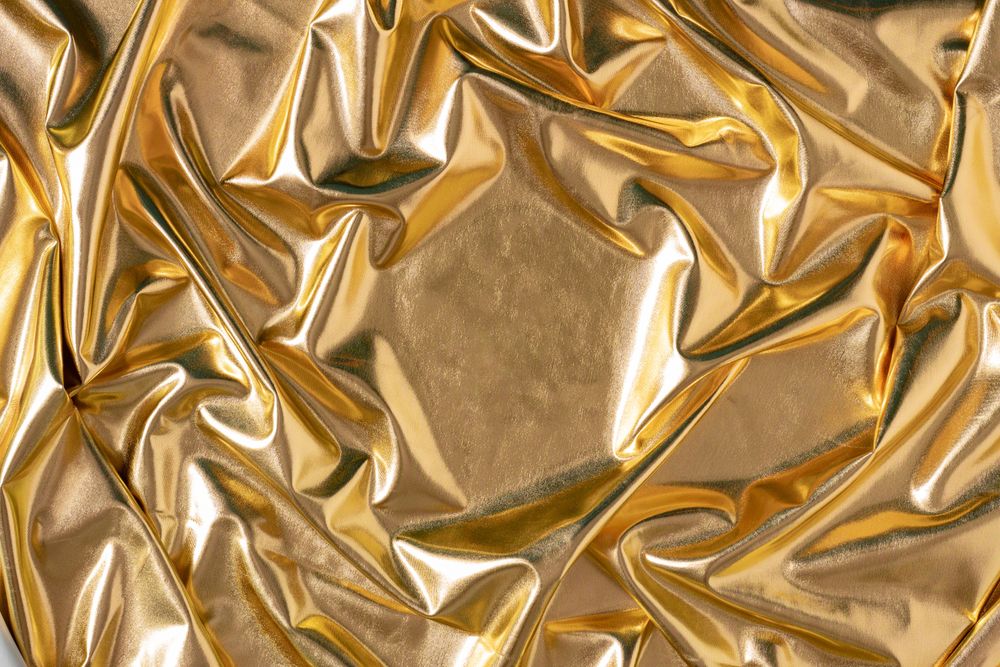 Golden wavy abstract background