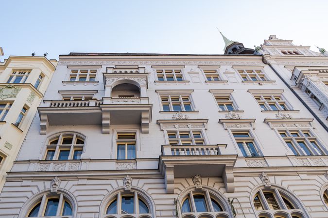 Decooration of the building in Old Prague