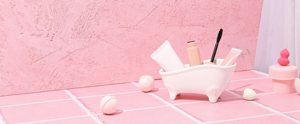 Concept of cosmetic and beauty care, space for text