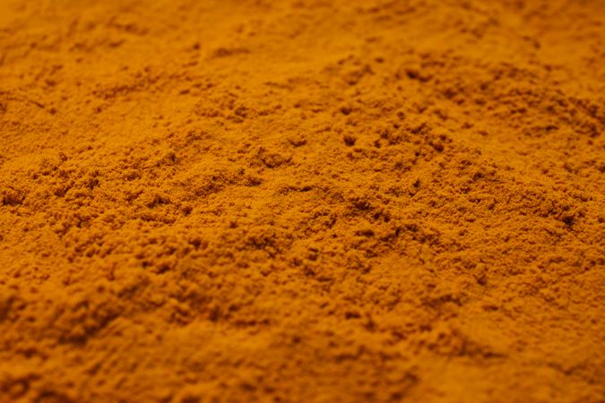 Fragrant seasoning - turmeric, one of the main ingredients in Indian curry