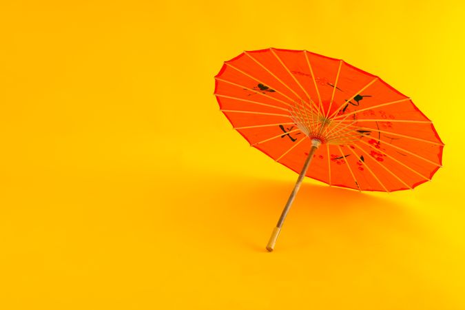 Traditional japanese umbrella, traditional japanese accessories concept