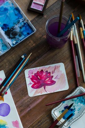 Watercolor painting