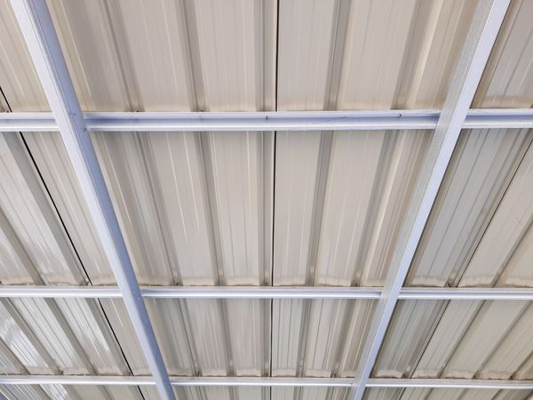 Lightweight steel roof for home terrace canopy