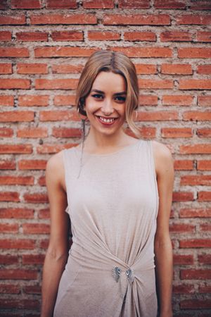 Portrait of casual young woman