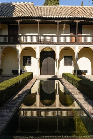 Courtyard of casa del Chapiz en el Albaicin y Sacromonte de Granada