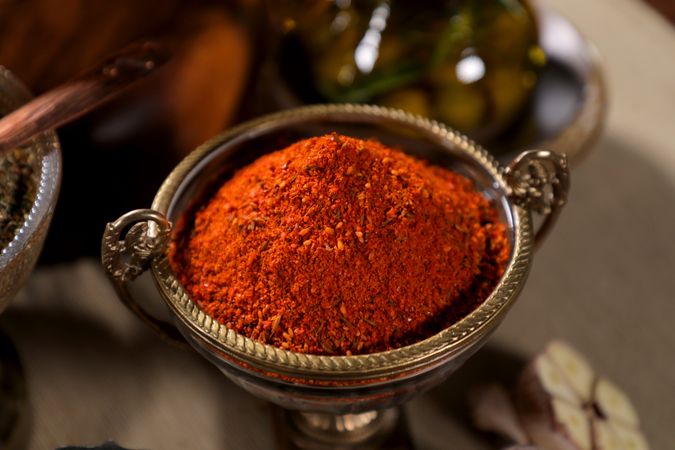 Red Pepper Powder in a bowl
