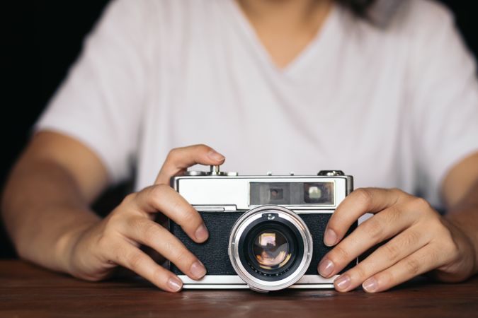 Back to the old technologies: Analog camera.
