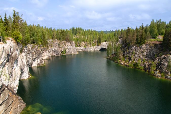 Majestic Marble Canyon Landscape