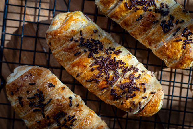 Banana bolen, traditional snack from Indonesia