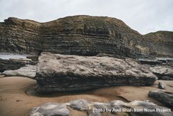 Texture in rocks on a beach 0PoPrb