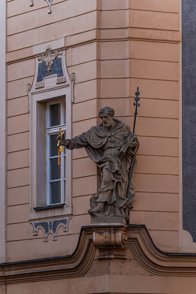Decooration of the building in Old Prague