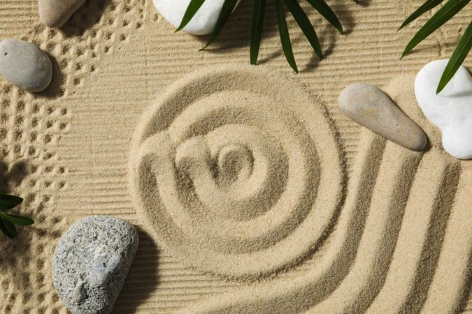 Composition for Zen, Relaxation, Harmony and Balance concept