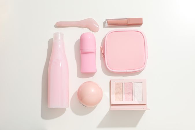 Bath accessories, toilet bag for different self care items