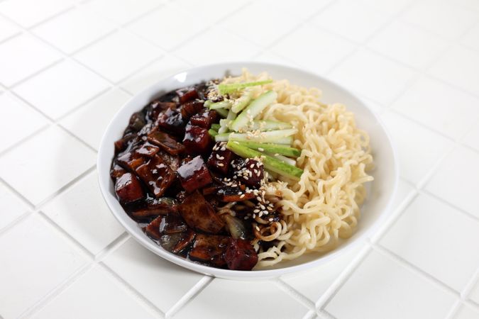 Jjajangmyeon, Korean Sauce Noodles