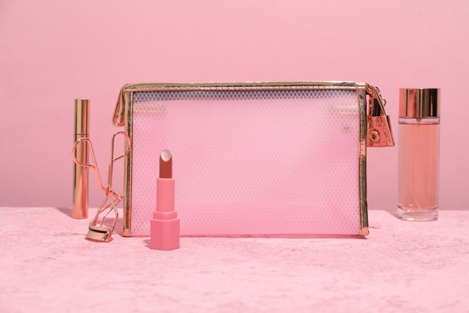 Bath accessories, toilet bag for different self care items