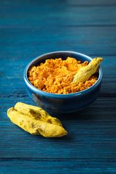 Fragrant seasoning - turmeric, one of the main ingredients in Indian curry