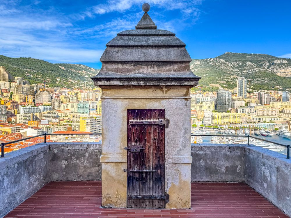 View of the Port Hercules from a sentry's post, Monaco