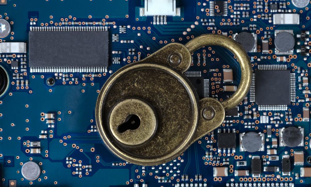 Lock to protect technology on computer network