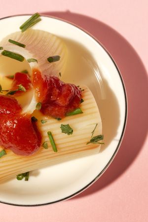 Delicious pasta with tomato sauce