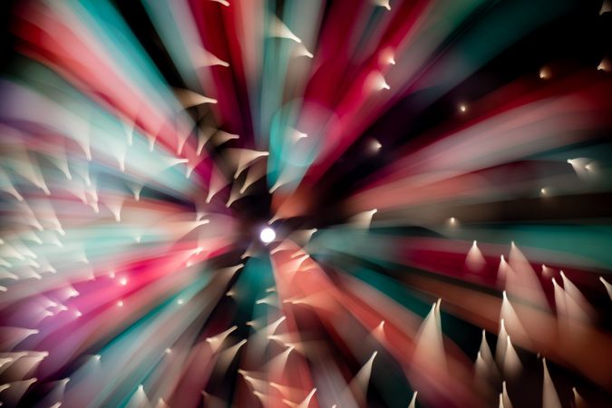 Bright fireworks on night sky